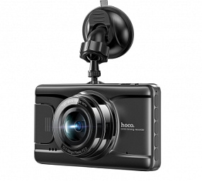 Видеорегистратор Hoco DI39 (FullHD) 2 камеры+зеркало заднего вида