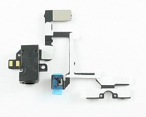 Шлейф iPhone 4 на разъем гарнитуры Черный