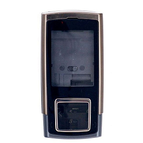 корпус для телефона Samsung E950+ср.часть (серый)