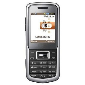 корпус для телефона Samsung S3110+ср.часть (черный)