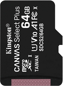 MicroSD 64Gb Kingston Class 10 UHS-I 100Mb/s без адаптера(УЦЕНКА)тех.пак.