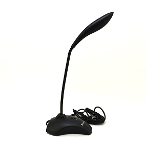 Микрофон Defender MIC-115 проводной настольный на гибкой ноге 1,7м черный(УЦЕНКА)б/у, потертости