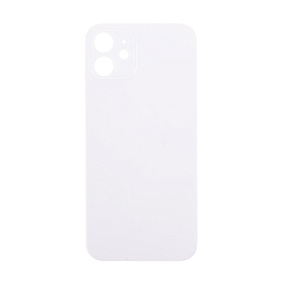Задняя крышка iPhone 12 (стекло) кипенно-белый - Премиум