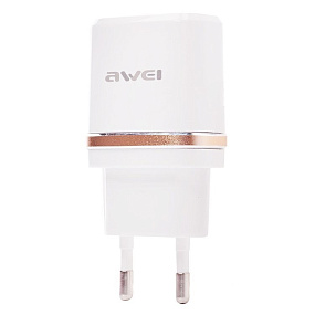 СЗУ-USB Awei C-930 2 выхода 1A/2,1A белый