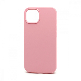 Кейс iPhone 13 Silicone Case без логотипа розовый