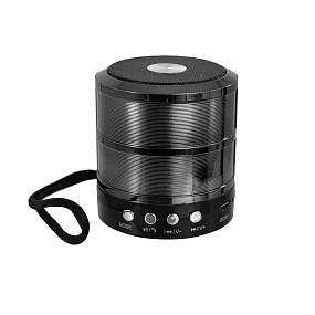 Колонка WS-887 (Bluetooth/MicroSD/USB/FM/AUX) черная