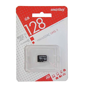 MicroSD 128Gb SmartBuy 10 UHS-I 100Mb/s без адаптера(УЦЕНКА)тех.пак