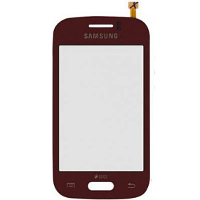 Сенсор для телефона Samsung S6312 Красный
