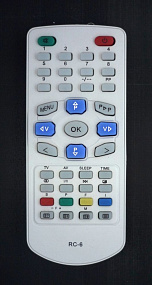 ТВ пульт HORIZONT RC-6 мини (TV) NEW
