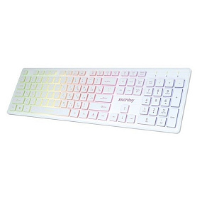 Клавиатура SmartBuy 305 One USB белая с подсветкой 