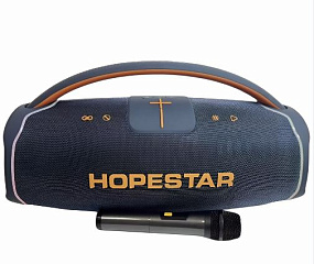 Колонка Hopestar A65 (Bluetooth/USB/AUX/FM/Micr/IPX6) 300W синий