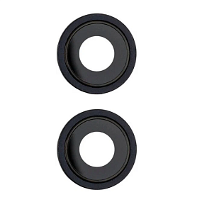 Стекло камеры iPhone 13/13 mini (комплект 2 шт.) Черное