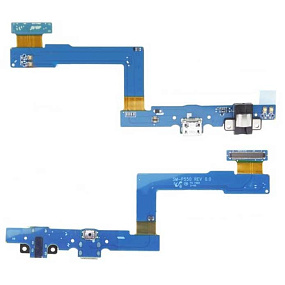 Шлейф Samsung T550/T555 на системный разъем/разъем гарнитуры