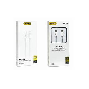 Дата кабель Type-C - Lightning Dudao L6X 1м PD 20W белый