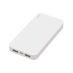 Портативное зарядное устройство xiaomi Solove 20000 mAh 18W кожаный чехол белый(УЦЕНКАне горит 1 инд