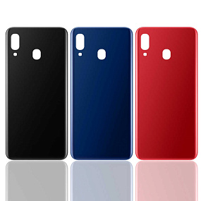 корпус для телефона Samsung A705F (A70) Задняя крышка (черный)