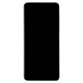Дисплей для телефона Samsung A125F (A12) модуль Черный - Оригинал - Восстановленный
