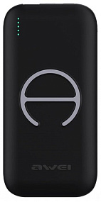 Портативное зарядное устройство Awei P21K 12000mAh черный (УЦЕНКА) нет функции беспроводной зарядки