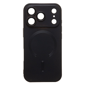 Кейс iPhone 17 Pro силикон SafeMag SM020 черный