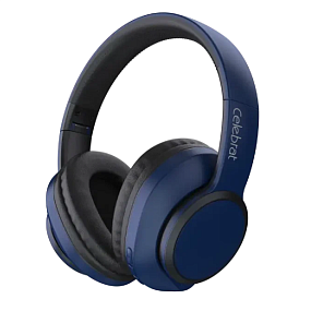 Bluetooth-наушники Celebrat A26 полноразмерные синие(УЦЕНКА)б/у, потертости, клей