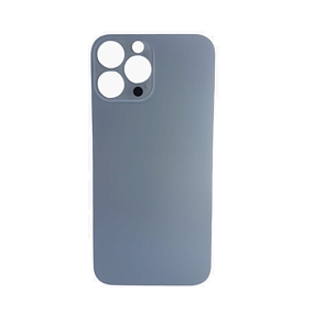 Задняя крышка iPhone 13 Pro Max (стекло) синий orig fabric