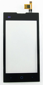 Сенсор для телефона ZTE V815W (Kis 2 Max)/МТС Smart Start/Билайн Смарт 3 Черный