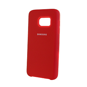Силиконовый чехол для Samsung G930 Galaxy S7 оригинал красный