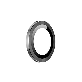 Стекло камеры iPhone 12/12 mini (комплект 2 шт.) Черное