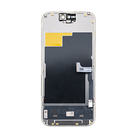 Дисплей для телефона iPhone 15 Pro в сборе Черный - (Soft OLED, Full HD, 120 Гц) (с верификацией = J