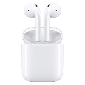 Наушники Apple AirPods беспроводные белые (УЦЕНКА) Б/У, неисправен микрофон на левом наушнике