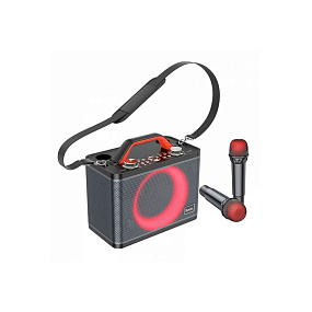 Колонка Hoco BS57 (Bluetooth/TWS/USB/FM/TF/AUX) 20W черный