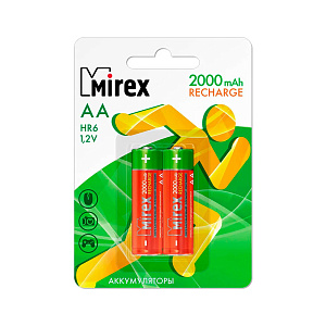 Аккумулятор AA Mirex 2000mAh 2BL 1шт