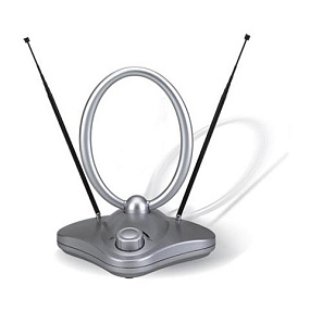 Антенна комнатная DVB-T и ДМВ+МВ активная SAI 100