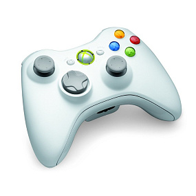 Геймпад Microsoft XBOX 360 14кн. беспроводной белый(УЦЕНКА)только для консоли XBOX 360