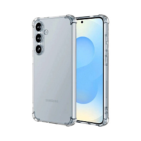 Силиконовый чехол для Samsung SM-S931 Galaxy S25 DF противоударный прозрачный 