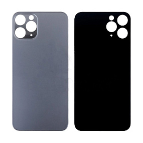 Задняя крышка iPhone 11 Pro (стекло) Серый - Премиум