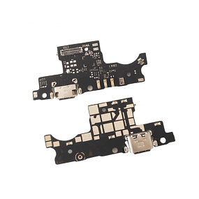 Шлейф ZTE Blade 20 Smart плата на системный разъем/микрофон