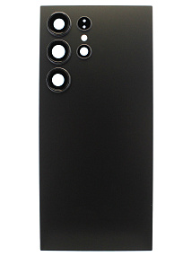 корпус для телефона Samsung S928B (S24 Ultra) Задняя крышка (Черный) - Премиум