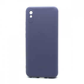 Силиконовый чехол Xiaomi Redmi 9A New Era серый