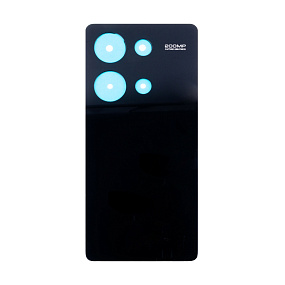 корпус для телефона Xiaomi Redmi Note 13 Pro 4G (23117RA68G) Задняя крышка Черный - Премиум