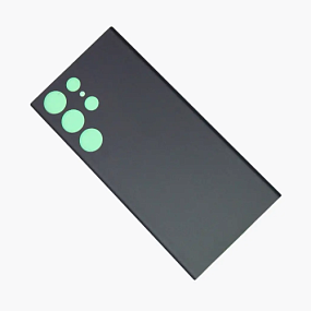 корпус для телефона Samsung S918B (S23 Ultra) Задняя крышка (черный) - Премиум