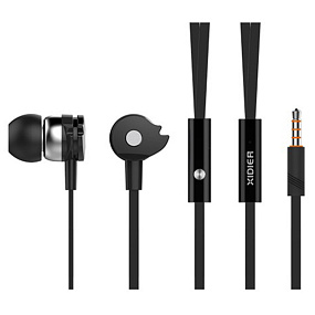 Наушники Celebrat D1 внутриканальные с микрофоном черные(УЦЕНКА)не работает микрофон