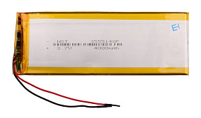 АКБ универсальная 3555148p 4000mAh (3.5*55*148)