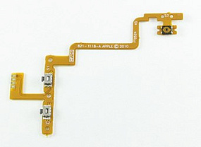 Шлейф iPod 4 вкл/громкость