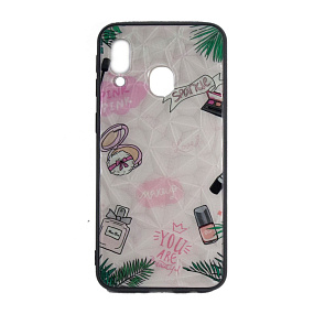 Задняя накладка для Samsung A405 Galaxy A40 PS106 (2) Crystal флуоресцентный