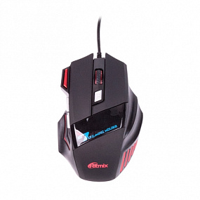 Мышь проводная игровая Ritmix ROM-345 черная USB