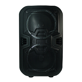 Колонка JBK-6519 (Bluetooth/Microphone/USB/TF/FM/AUX/TWS) 10W черная(УЦЕНКА)царапины на корпусе,