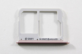Контейнер SIM Samsung A310F/A510F Розовое Золото