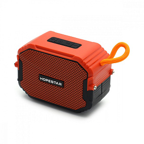 Колонка Hopestar T8 (Bluetooth/MicroSD/USB/FM/AUX) 3W оранжевая