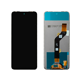Дисплей для телефона Tecno Pova 4 в сборе с тачскрином Черный